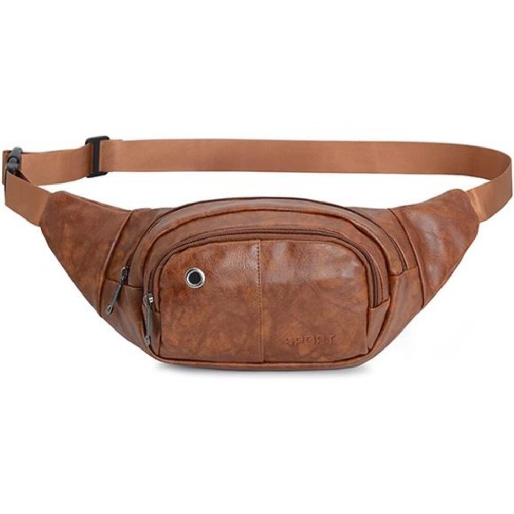 Crossbody Fanny Pack for Men&Women,Large Waist Bag & Hip Bum Bag